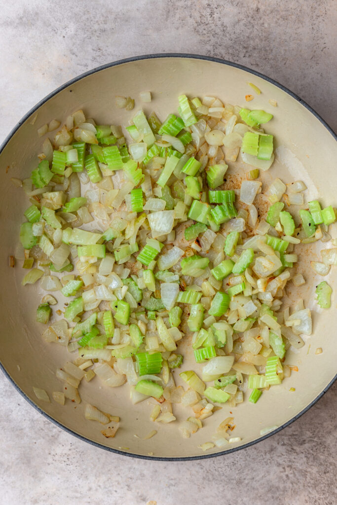 Sauteed Oniong Garlic and Celery