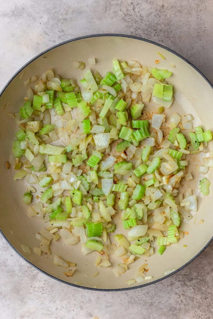 Sauteed Oniong Garlic and Celery