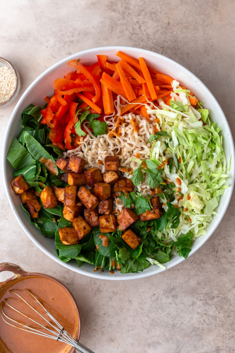 Thai Tofu Noodle Salad - Cupful of Kale