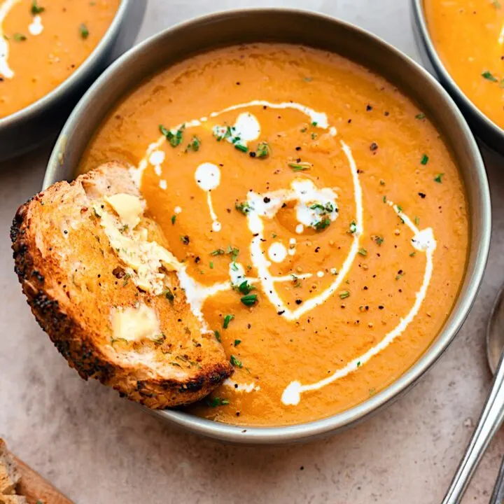 Maple Roasted Carrot Soup #soup #carrot #vegan #dairyfree #glutenfree