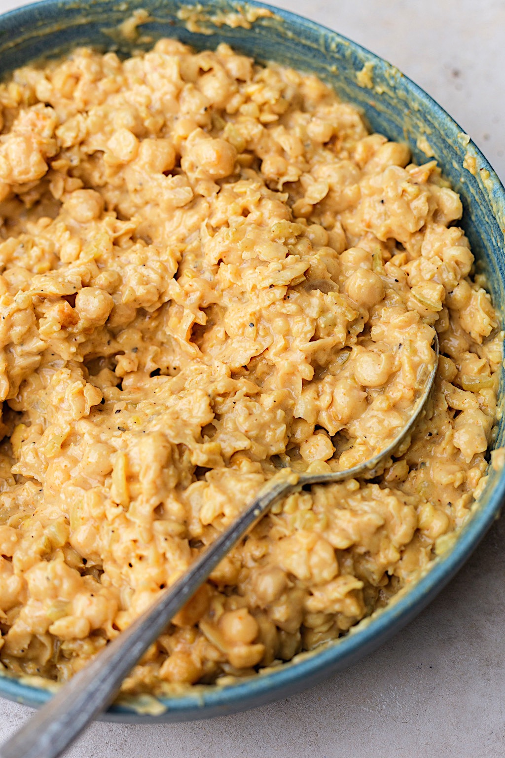 Vegan Coronation Chickpeas in Bowl