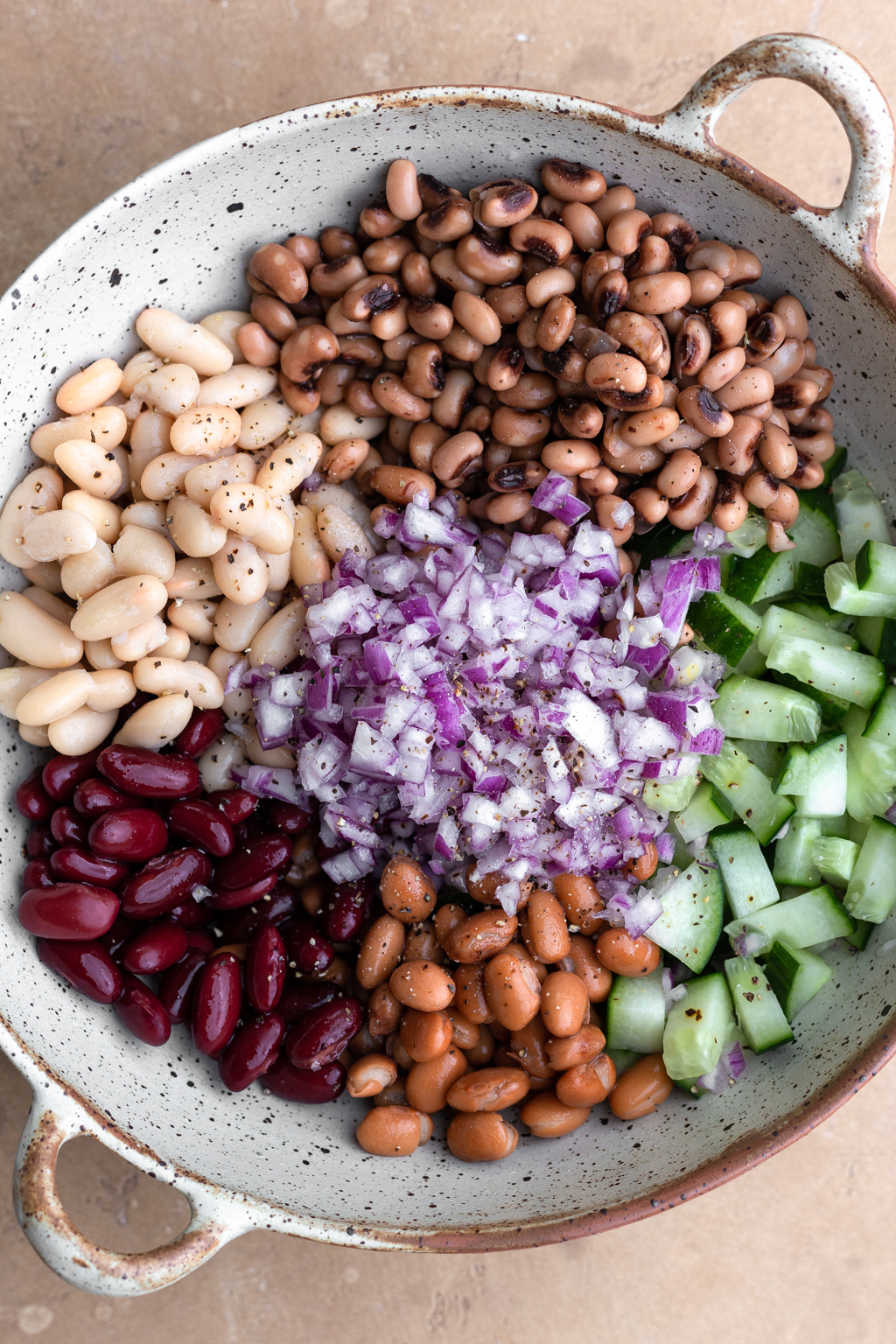Mixed Bean Salad Ingredients