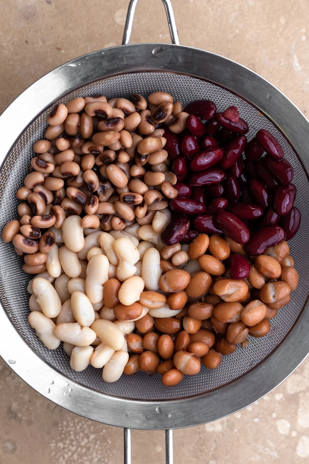 Mixed Bean Salad in Bowl