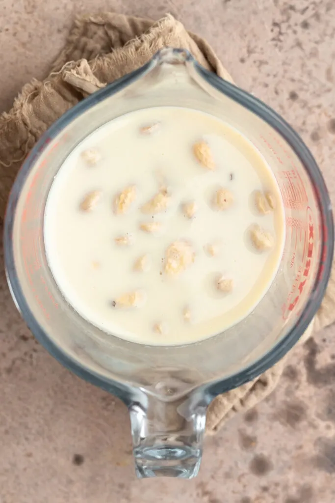 Cashew Cream Before Blending