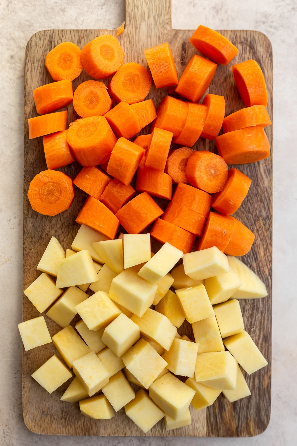 Chopped Carrot and Swede